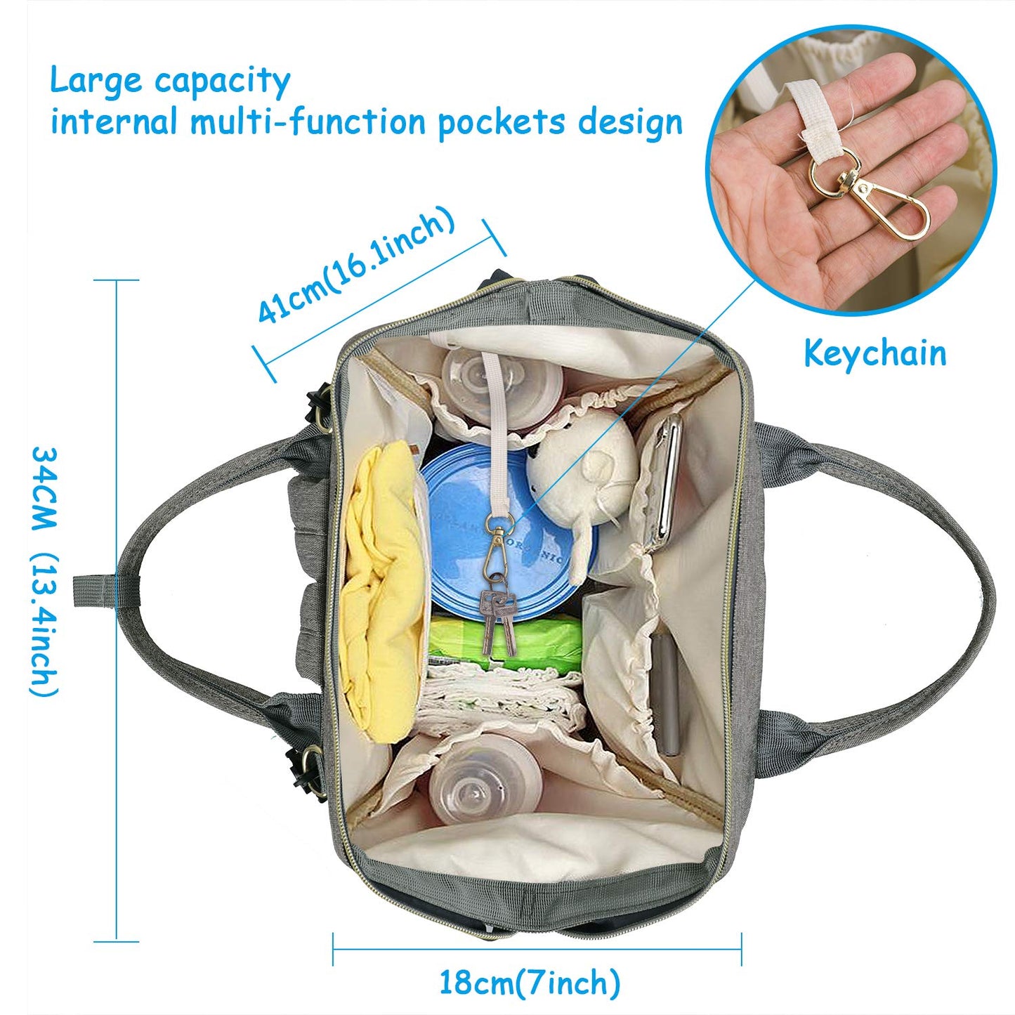 Extra Large Maternity Backpack Diaper Bag - Stylish & Functional Diaper Bags