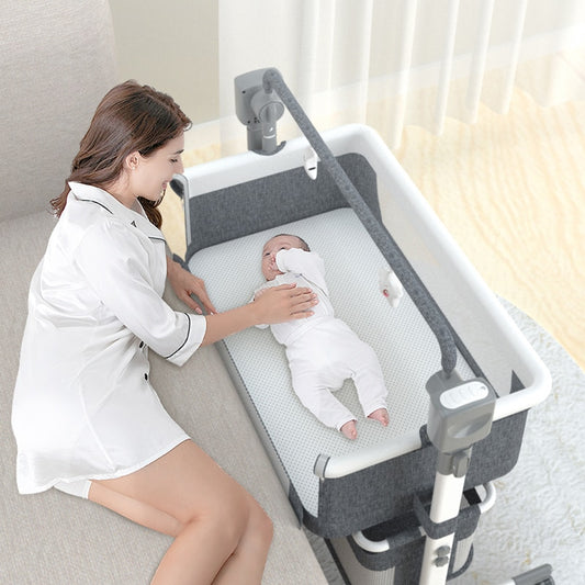 Premium Electric Cradle: Safe and Stylish Metal Baby Cradle from Mainland China