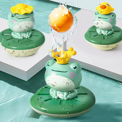 QWZ Water Spraying Frog Bath Toy: Exciting and Safe Bath Toys for Kids