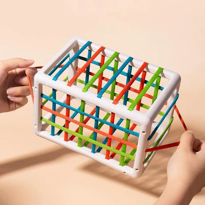 Montessori Colorful Shape Blocks Sorting Game: Educational Toys for Kids