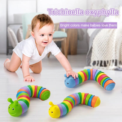Sensory Toy Delight: Decompression Puzzle Caterpillar for Calm & Focus