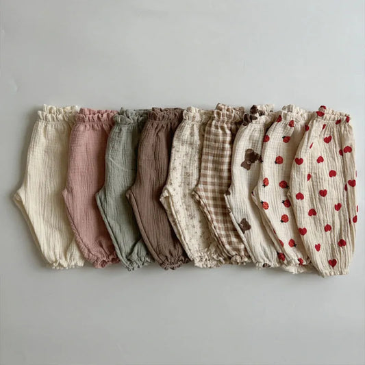 Sonkpuel Baby Pants: Soft Cotton-Linen Trousers for Ultimate Comfort