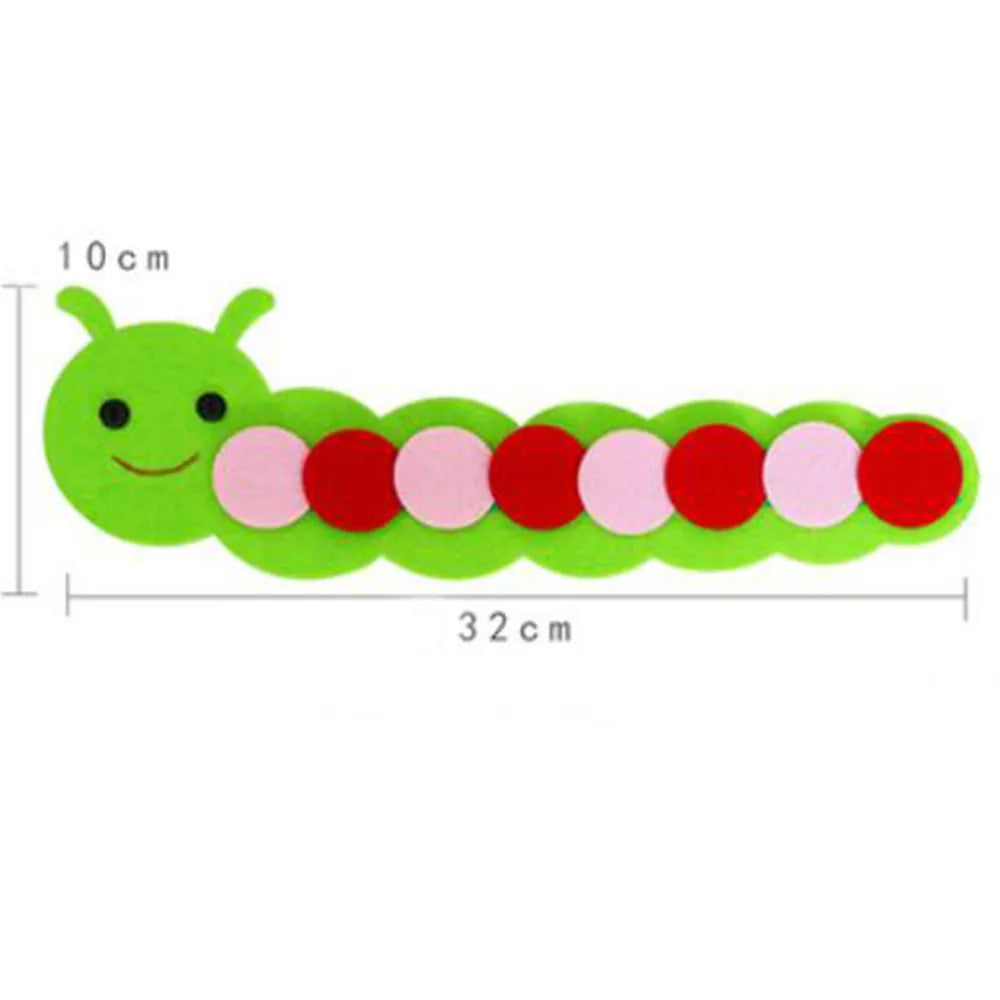 Montessori Materials Caterpillar DIY Math Toys Kids Toys Number Educational Learning Toys for Children Preschool Teaching Aids