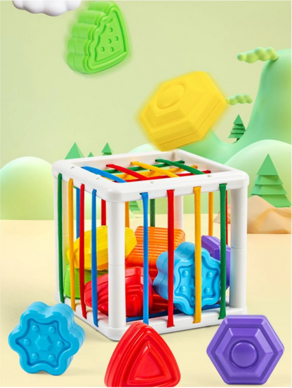 Baby Shape Sorter Cube Toy: Motor Skills Training & Educational Fun for Kids