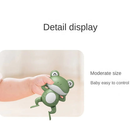 Swimming Frog: Baby Shower Clockwork Cute Animal Bath Toy