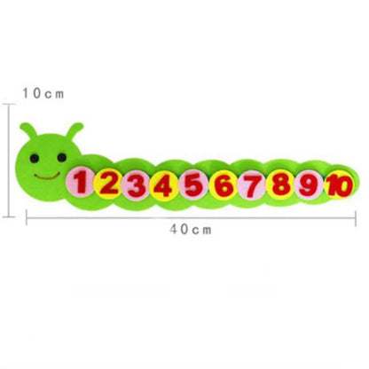 Montessori Materials Caterpillar DIY Math Toys Kids Toys Number Educational Learning Toys for Children Preschool Teaching Aids