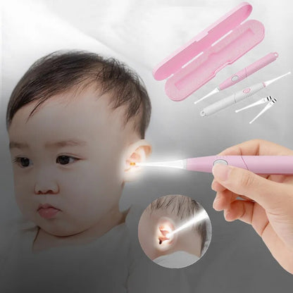 Luminous Ear Wax Removal Tool with Flashlight - Baby Ear Cleaner and Earwax Remover