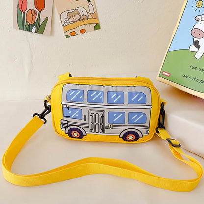 Preschool Toddler Backpack Cartoon Car Cute Children Schoolbag with Detachable Shoulder Bag