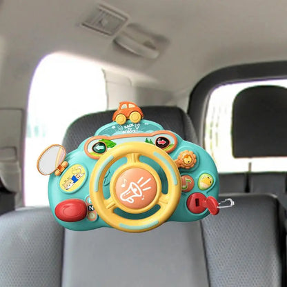 Simulate Driving Car Steering Wheel Toy: Educational Fun for Kids