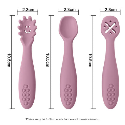 Silicone Baby Flatware Sets: Safe & Stylish Utensils for 0-36 Months