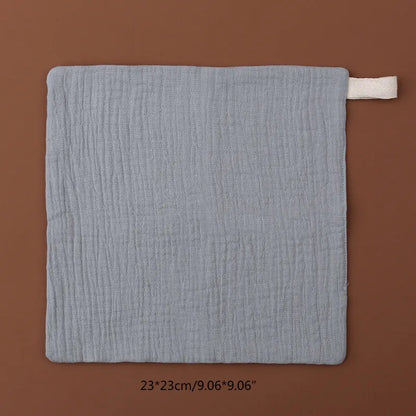 5PC Muslin Baby Towel Set - Soft Cotton Gauze Infant Newborn Hand Bath Shower Face Towels