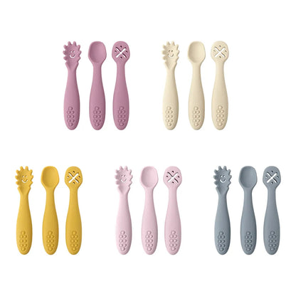Silicone Baby Flatware Sets: Safe & Stylish Utensils for 0-36 Months