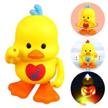 Cartoon Musical Electric Dancing Duck Toy Kids Children Girl Boy Infant Toddler Shower Gifts Children's Day Birthday Gift Toys