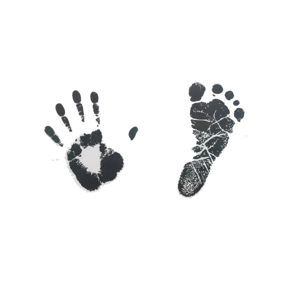 Newborn Baby Hand and Footprint Kit with Ink Pads and Photo Frame - Safe and Clean Souvenir for Baby Shower Gift