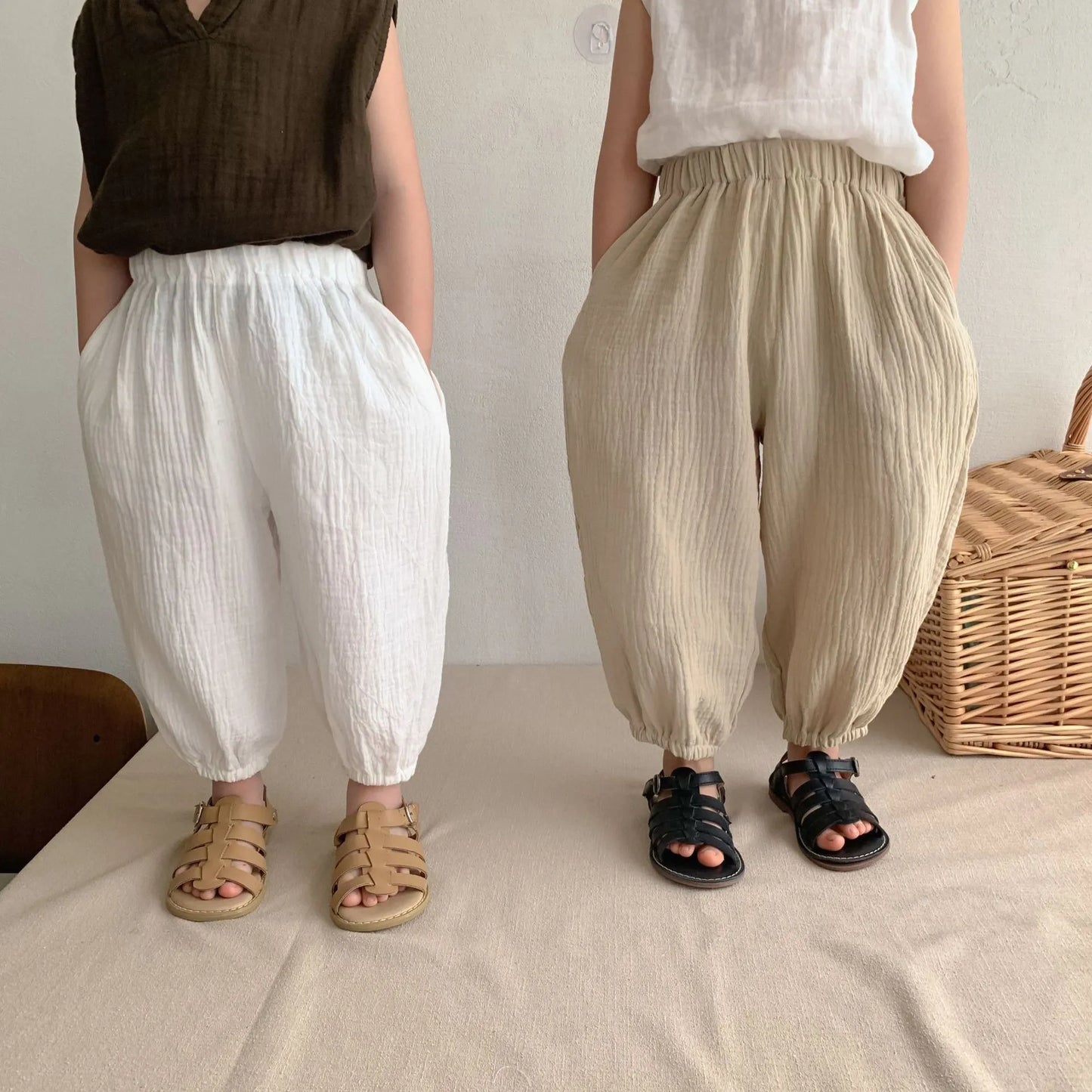 Sonkpuel Baby Pants: Soft Cotton-Linen Trousers for Ultimate Comfort