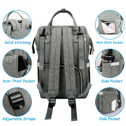 Extra Large Maternity Backpack Diaper Bag - Stylish & Functional Diaper Bags