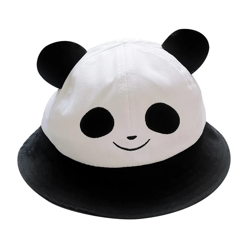 Cartoon Baby Hats for 0-5 Y - Fisherman Hat Collection with Tiger, Dinosaur, Panda, and Duck Tongue Designs