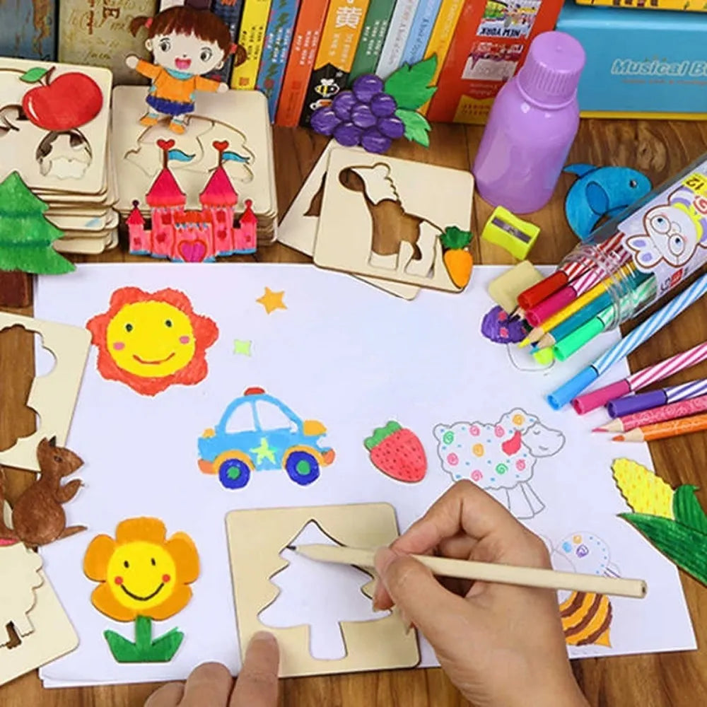 Wooden Drawing Board: Montessori Toys for Kids | Creative Learning Fun