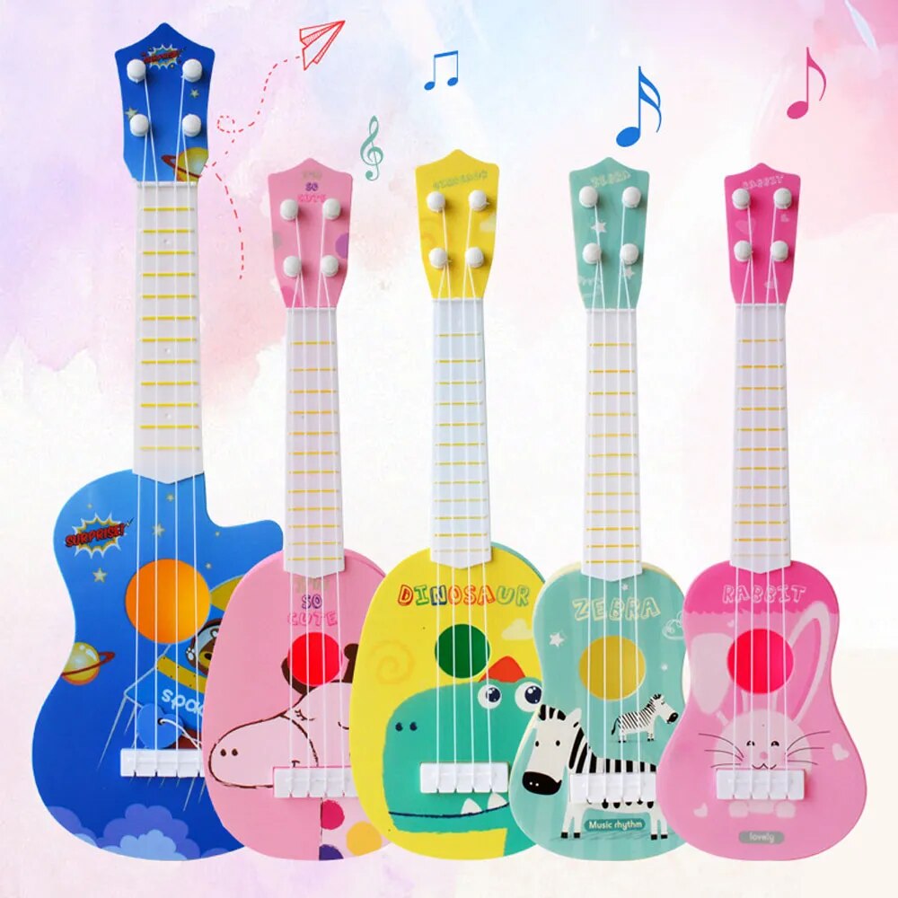 Kids Toy Musical Instrument Baby Toys Ukulele Guitar Montessori Educational Toys Learning Toys for Children Toddler Music Games