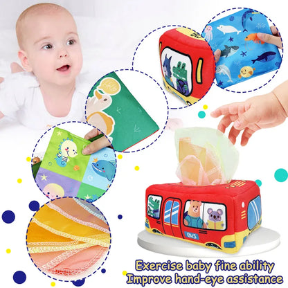 Montessori Toys: Baby Montessori Boxes for Sensory Development (6-12 Months)