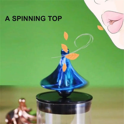 Desk Wind Blowing Toy Rotating Pocket Toy Spinning Top Fidget Funny Spinner Adult Decompression Toys For Children Birthday Gift