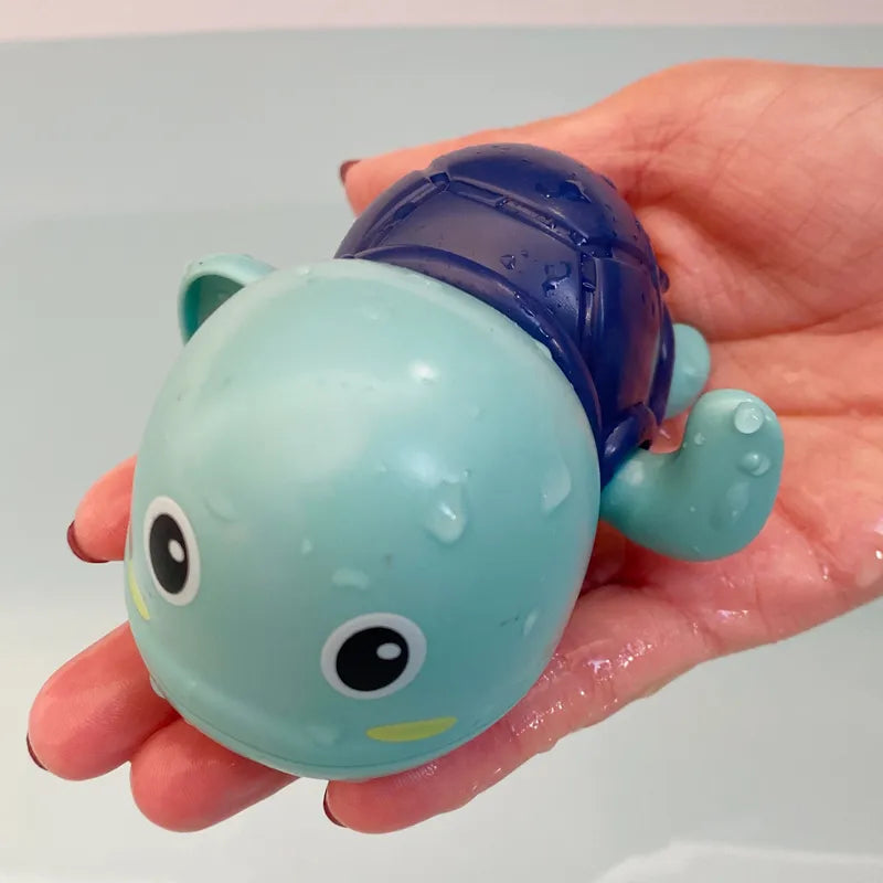 Swimming Turtle & Whale Baby Bath Toys - Fun and Classic Water Play for Kids