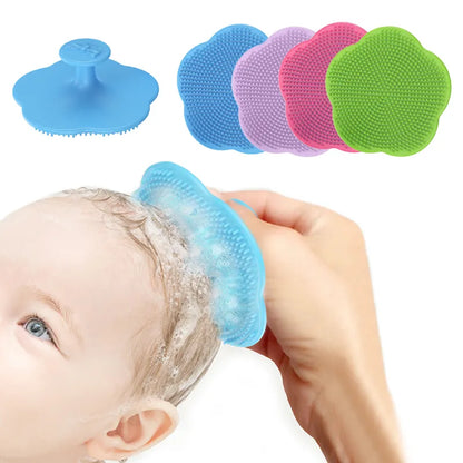 2pcs Infant Head Fat Comb Set - Gentle Newborn Hair Cleaning & Head Massage Tools