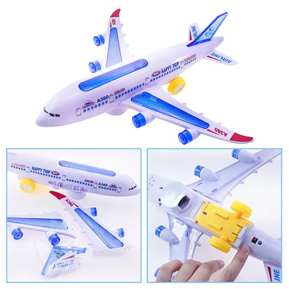 VKTECH Electric Airplane Toy: Educational Model for Kids