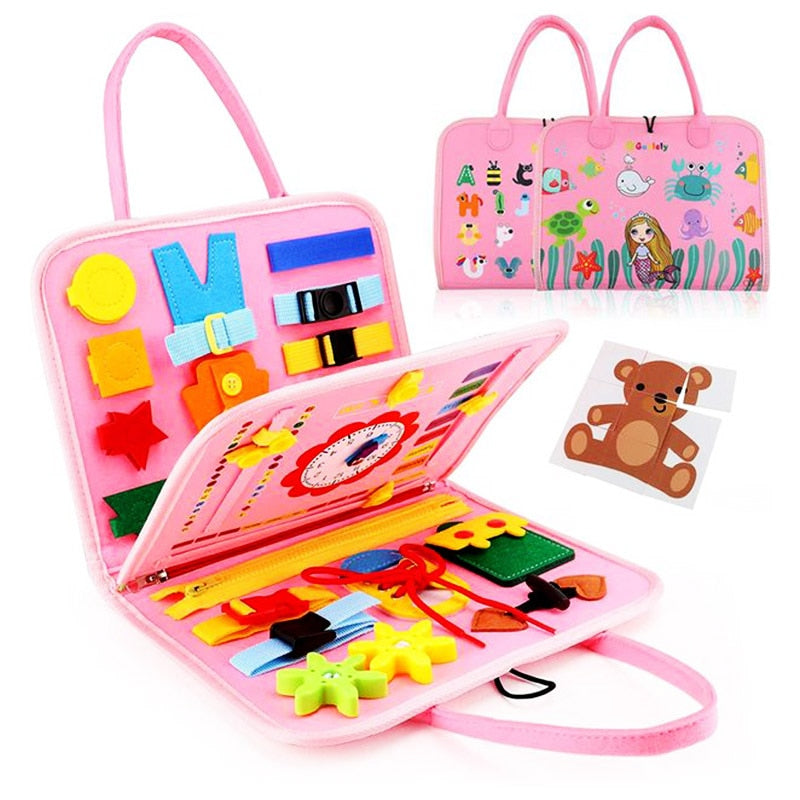 MMloveBB Busy Board Montessori Toys | Engage, Learn, Play