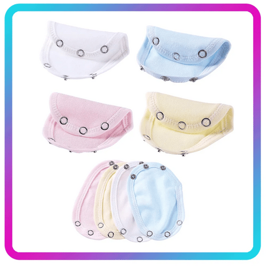 Baby Romper Extender Pads - Super Soft Infant Jumpsuit Lengthening Utility for Diaper Changes and Baby Care