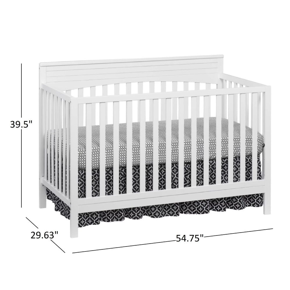 DUTRIEUX 4-in-1 Convertible Baby Crib: Safe, Stylish, and Versatile