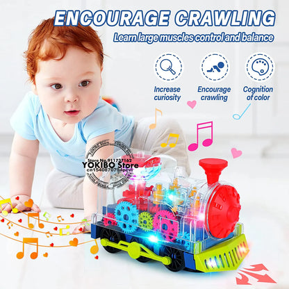 Electric Train Toy for Kids Toddlers: Interactive Learning Fun