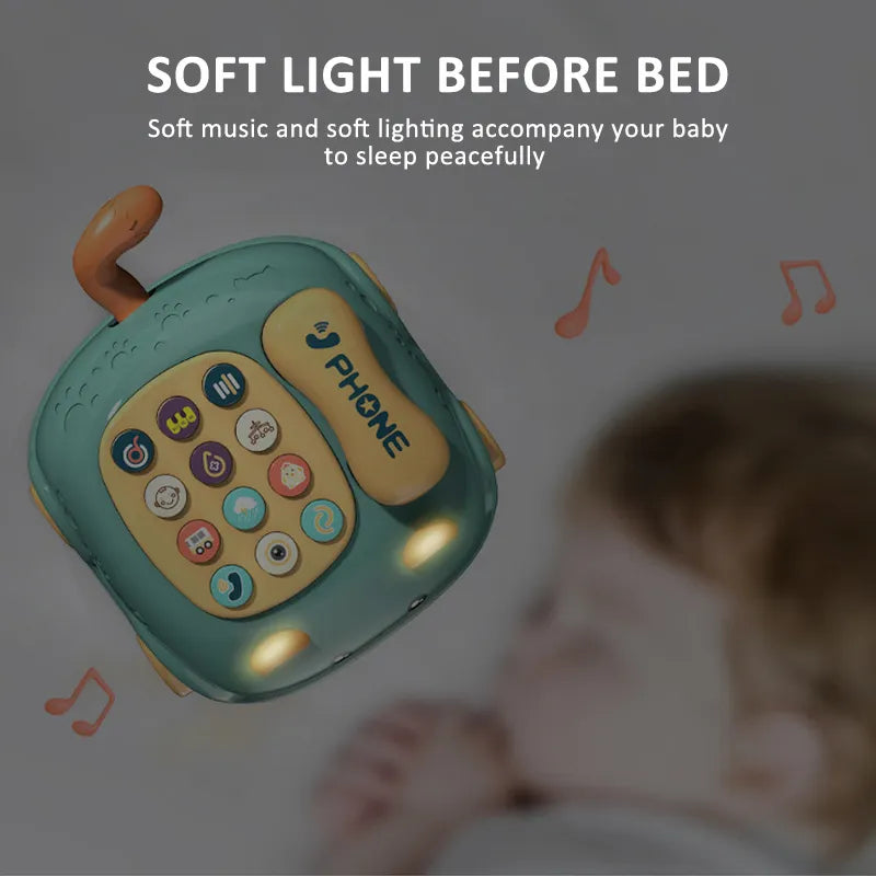 SEA&SUN Toy Phone: Mini Phones with Flashing Lights and Realistic Sounds